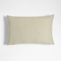 Harman 24"x16" Cream Stripe Outdoor Throw Pillow by Jake Arnold