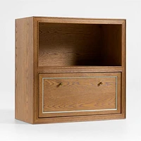 Hawes Modular Oak Wood Kids Bookcase with Drawer by Jake Arnold