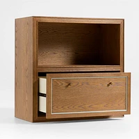 Hawes Modular Oak Wood Kids Bookcase with Drawer by Jake Arnold
