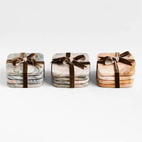 Pink Marble Coasters by Jake Arnold, Set of 4