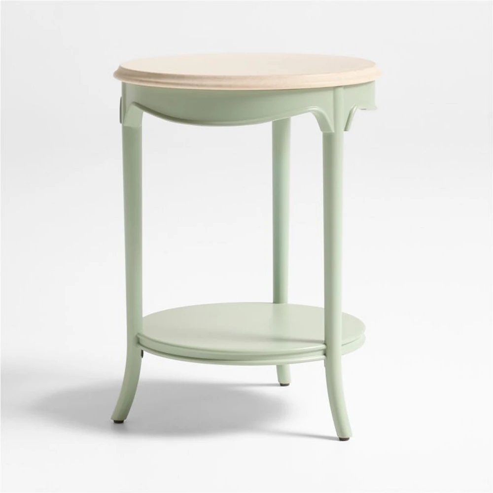 Collins Round Nursery Side Table by Jake Arnold