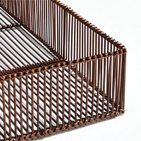 Parker Large Bamboo and Metal Tray by Jake Arnold