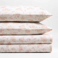 Seafield Pink Supersoft Kid's Queen Sheet by Jake Arnold