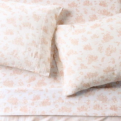 Seafield Pink Supersoft Kid's Queen Sheet by Jake Arnold