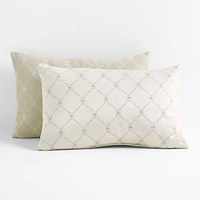 Sunbrella ® Sweeney 22"x15" Willow Green Outdoor Throw Pillow by Jake Arnold