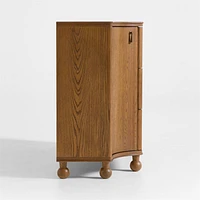 Thurloe Oak Wood Kids 3-Drawer Dresser by Jake Arnold
