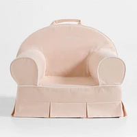 Whittle Seashell Pink Kids Lounge Nod Chair by Jake Arnold