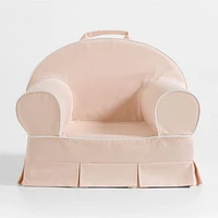 Whittle Seashell Pink Kids Lounge Nod Chair by Jake Arnold