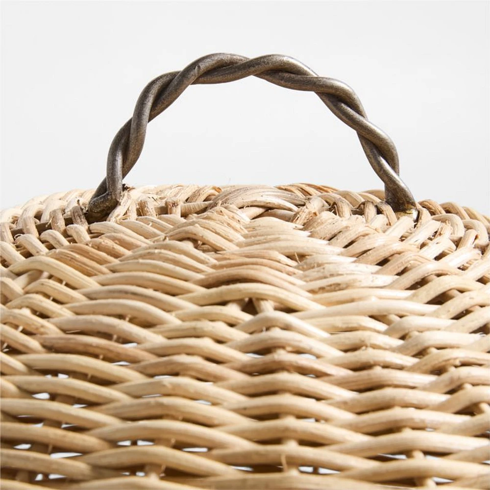 Wicker Serving Tray with Lid By Jake Arnold