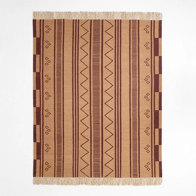 Hancock Park Wool Flatweave Kids Area Rug 5x8 by Jeremiah Brent