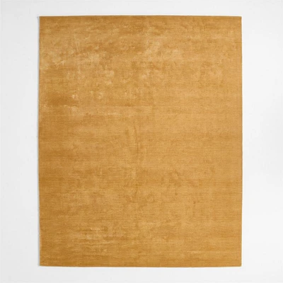 Narrative Dutch Yellow Wool and Tencel Kids Area Rug 5x8 by Jeremiah Brent