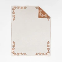 Treasured Soft Brown Reversible Cashmere Blend Baby Stroller Blanket by Jeremiah Brent