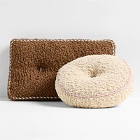 Tucker Sherpa Lumbar Kids Throw Pillow by Jeremiah Brent