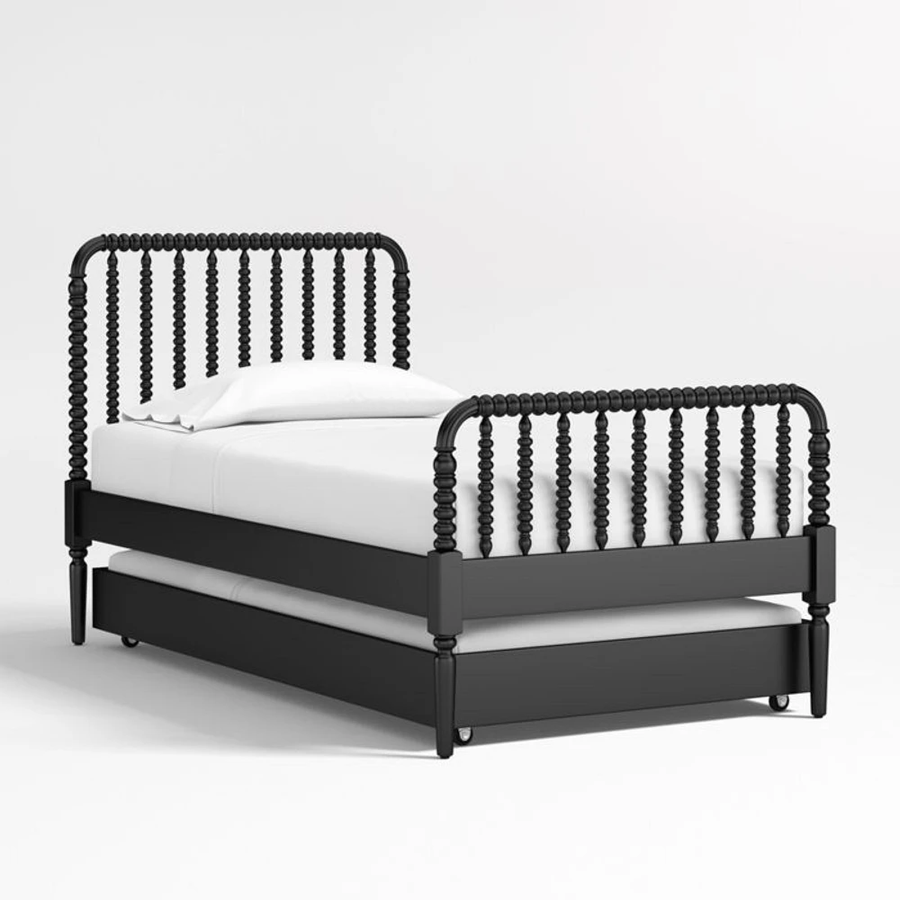 Jenny Lind Wood Kids Twin Trundle Bed