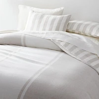 Jackie Stripe Linen Natural Standard Sham by Leanne Ford