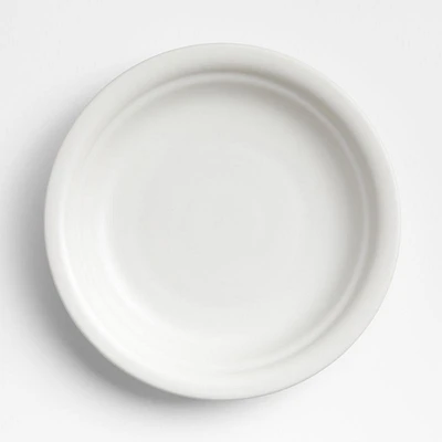 Jamesware White Stoneware Dinner Plate