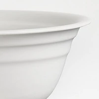 Jamesware White Stoneware Serving Bowl