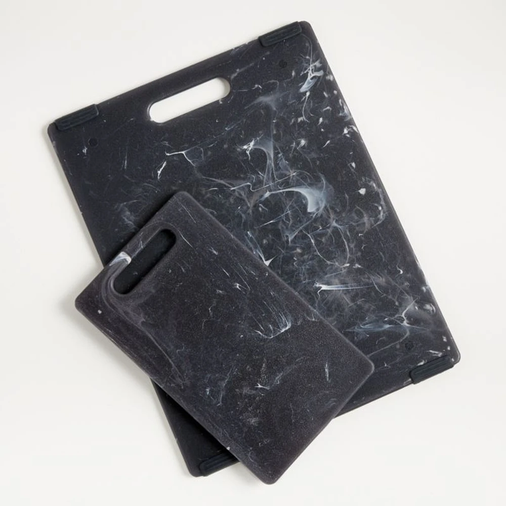 Jelli ® Reversible Black Marble 14.5"x11" Cutting Board