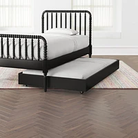 Black Twin Kids Trundle Bed