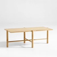 Jo Rectangular Wood Coffee Table