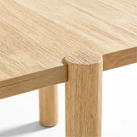 Jo Rectangular Wood Coffee Table