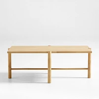 Jo Rectangular Wood Coffee Table