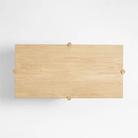 Jo Rectangular Wood Coffee Table