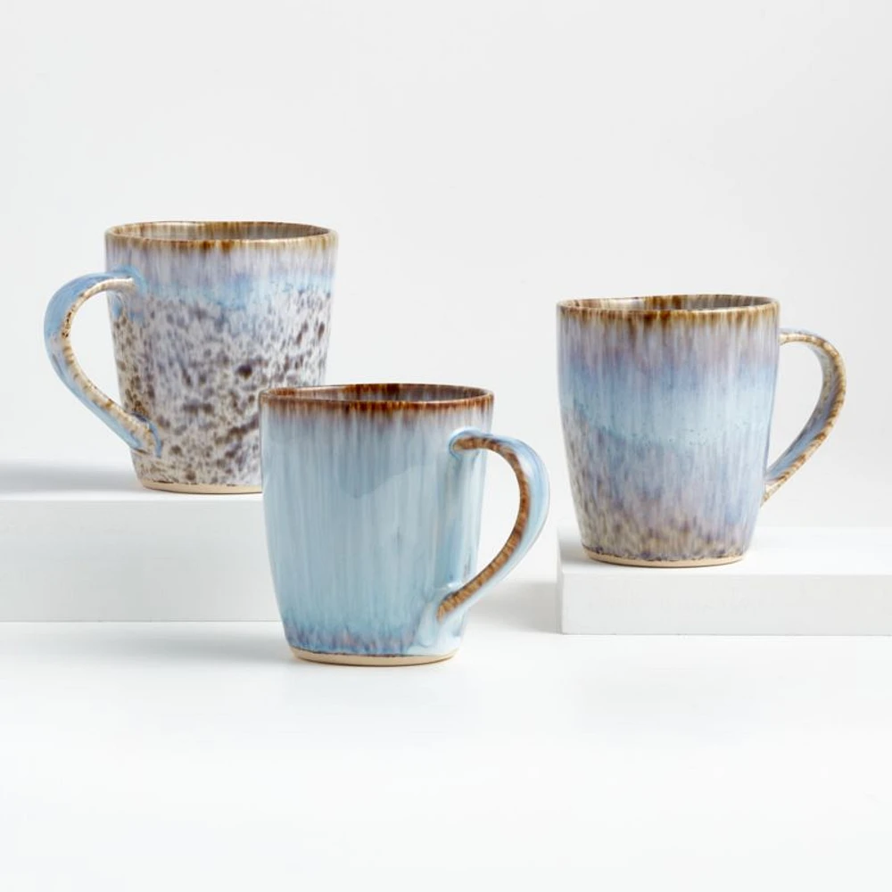 Julo 12-oz. Blue and White Mug