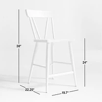 Juni Bleached Ash Counter Stool