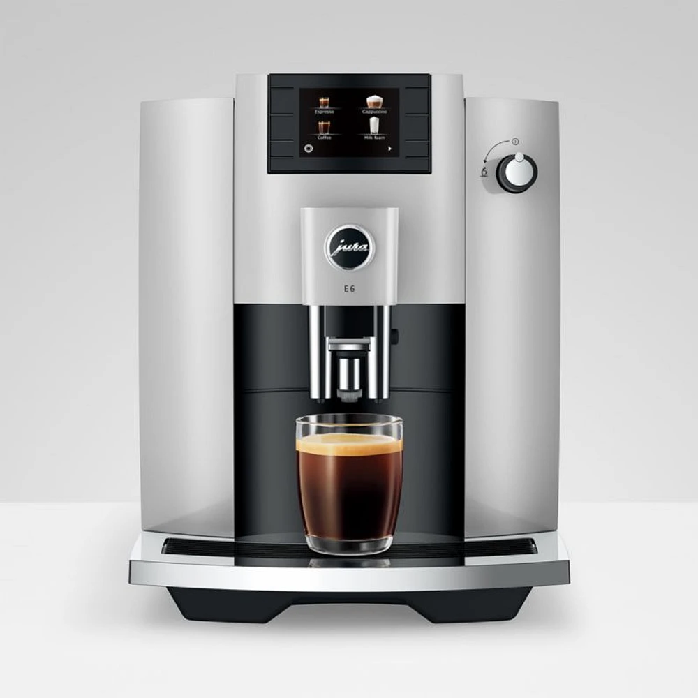 JURA ® E6 Platinum Espresso Machine
