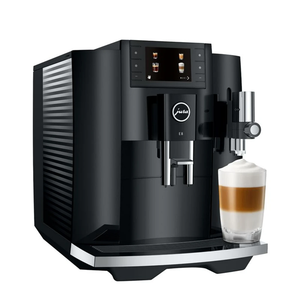 JURA ® E8 Automatic Espresso Machine in Piano Black