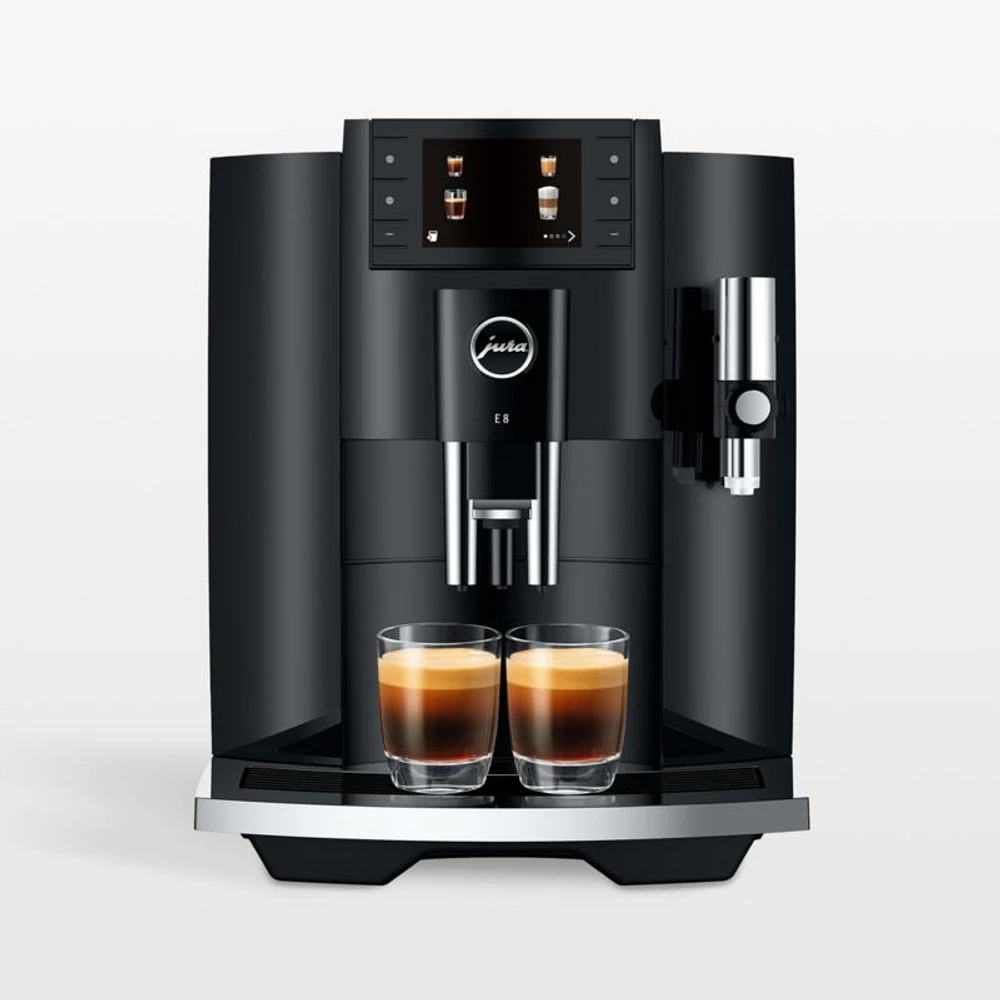 JURA ® E8 Automatic Espresso Machine in Piano Black