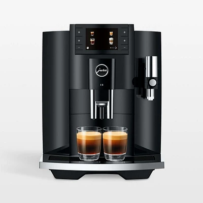 JURA ® E8 Automatic Espresso Machine in Piano Black