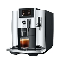 JURA ® E8 Automatic Espresso Machine in Chrome