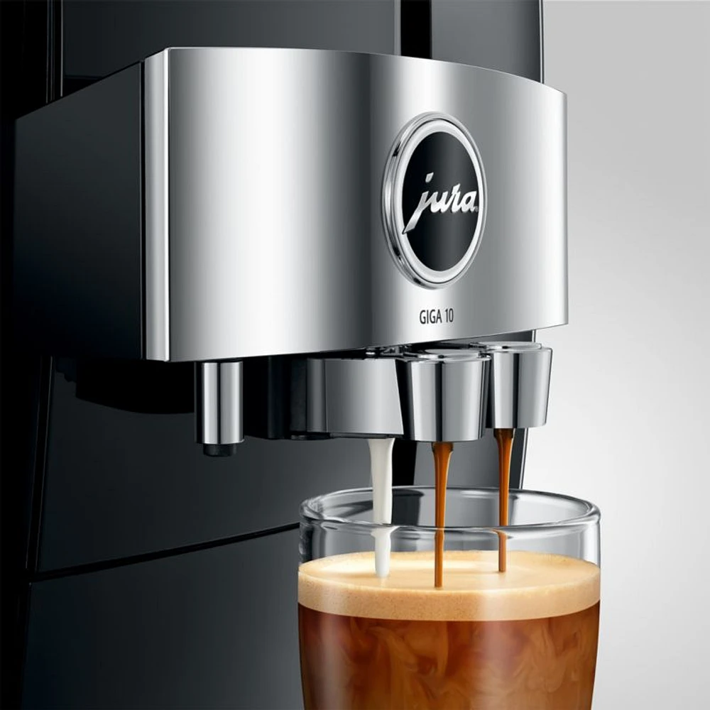JURA ® GIGA 10 Diamond Black Automatic Espresso Machine