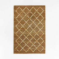 Arlequin Textured Diamond Ivory Kids Area Rug 5x8