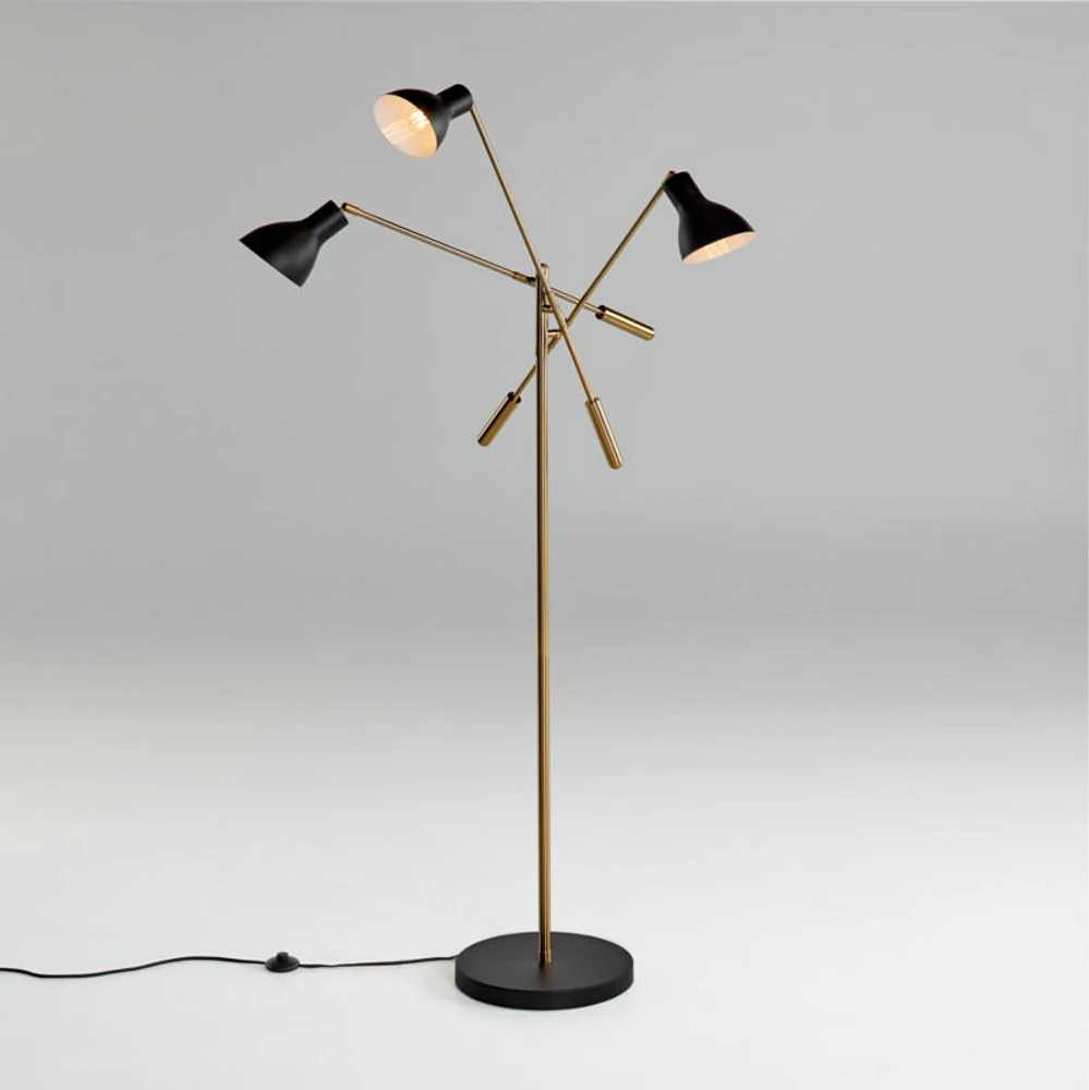 Kace Triple Head Floor Lamp