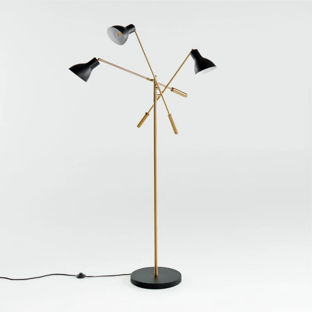 Kace Triple Head Floor Lamp