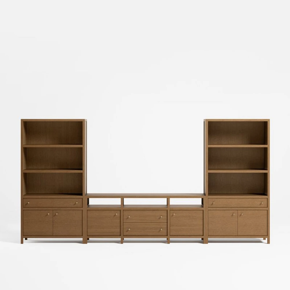 Keane 152" Driftwood Media Console Set