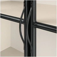 Kedzie 48" Black-and-White Storage Cabinet