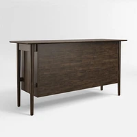 Kendall Charcoal Cherry Credenza