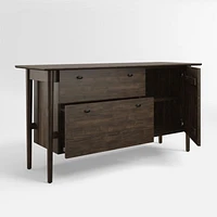 Kendall Charcoal Cherry Credenza