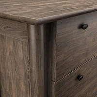 Kendall Charcoal Cherry Credenza