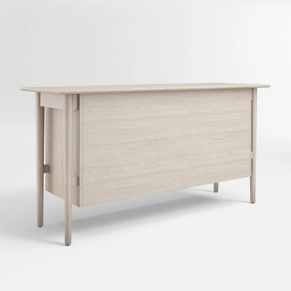 Kendall Pickled Oak Credenza