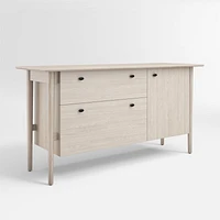 Kendall Pickled Oak Credenza