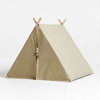 Khaki Green Collapsible Kids Canvas Play Tent