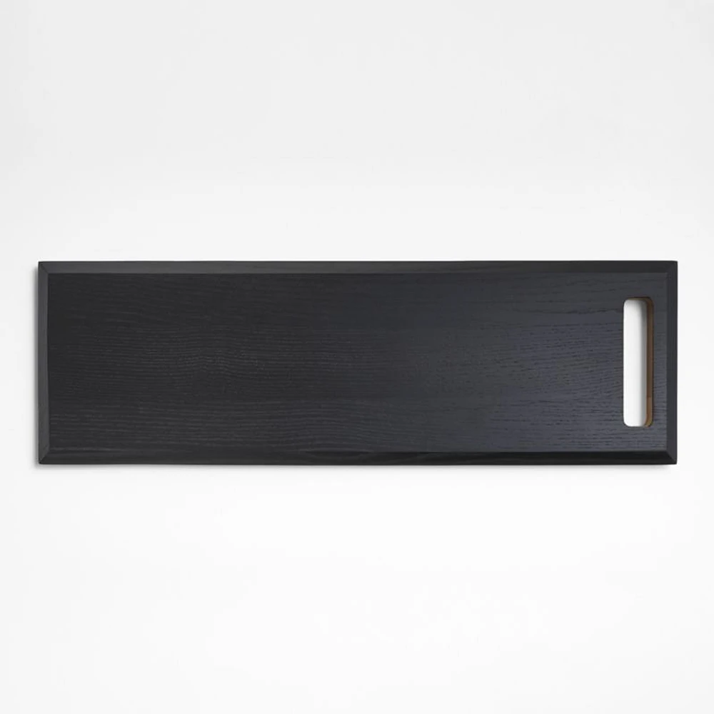 Kingston Ash & Ebonized Rectangle Reversible Wooden Board