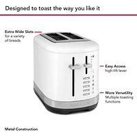 KitchenAid ® -Slice Toaster in Porcelain White