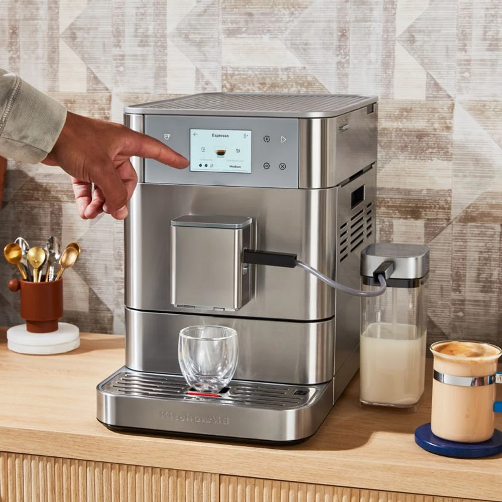 KitchenAid ® KF7 Fully Automatic Espresso Machine in Stainless Steel