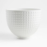 KitchenAid ® Stand Mixer Matte White Studded 5-Quart Ceramic Mixing Bowl